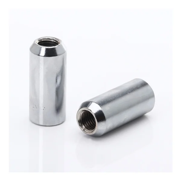 Nakrętki Imbus Długie M12x1,5 Stożek Srebrne